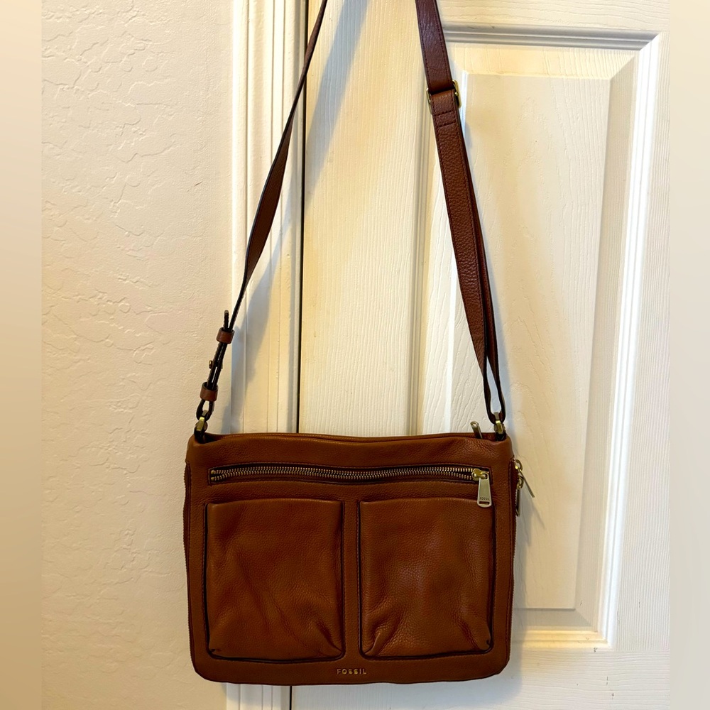 FOSSIL Piper Zip genuine leather purse